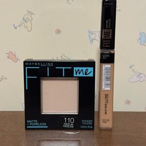 Maybelline Fit Me Concealer and Powder